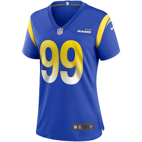 Aaron Donald Los Angeles Rams Nike Women's Player Jersey - Royal/White - Image 3
