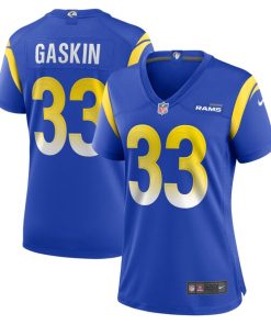 Myles Gaskin Los Angeles Rams Nike Women's  Game Jersey -  Royal