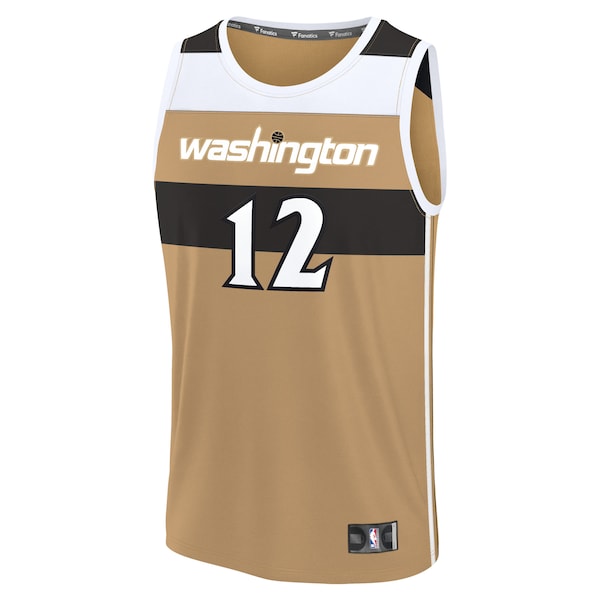 Tre Johnson III Washington Wizards 2025/26 City Edition Fast Break Jersey - Gold - Image 2