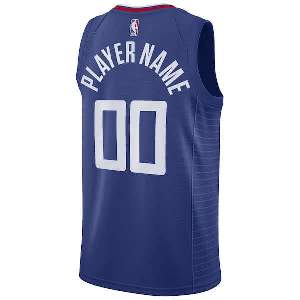 LA Clippers Nike 2020/21 Swingman Custom Jersey - Icon Edition - Royal - Image 3