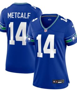 DK Metcalf Seattle Seahawks Nike Women's Player Jersey - Royal