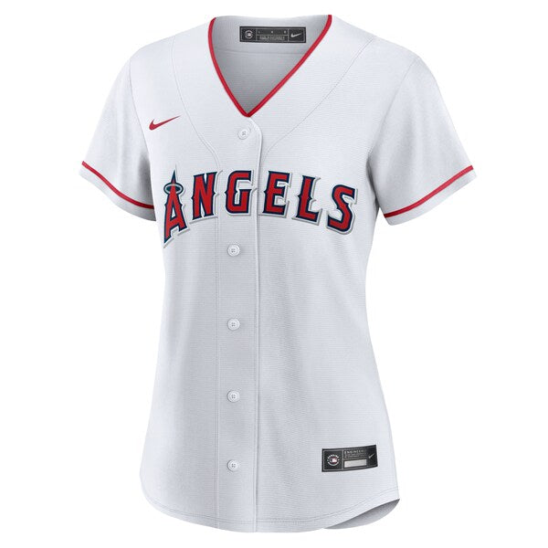 Mike Trout Los Angeles Angels Nike Women's Home Replica Player Jersey - White - Image 2