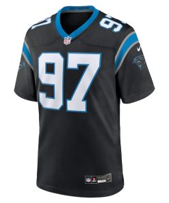 Alternative view of Bobby Brown III Carolina Panthers Nike Team Game Jersey -  Black