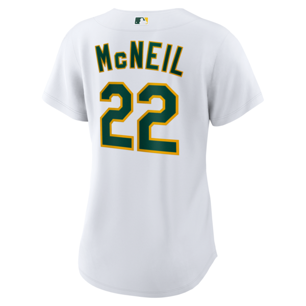 Jeff McNeil Athletics Nike Women's Home Replica Jersey - White - Image 3