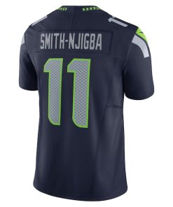 Alternative view of Jaxon Smith-Njigba Seattle Seahawks Nike Vapor F.U.S.E. Limited Jersey - Navy