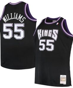 Jason Williams Sacramento Kings Big & Tall 2000/01 Hardwood Classics Swingman Jersey - Black