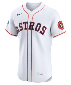 Alternative view of Houston Astros Nike Home Elite Jersey - White