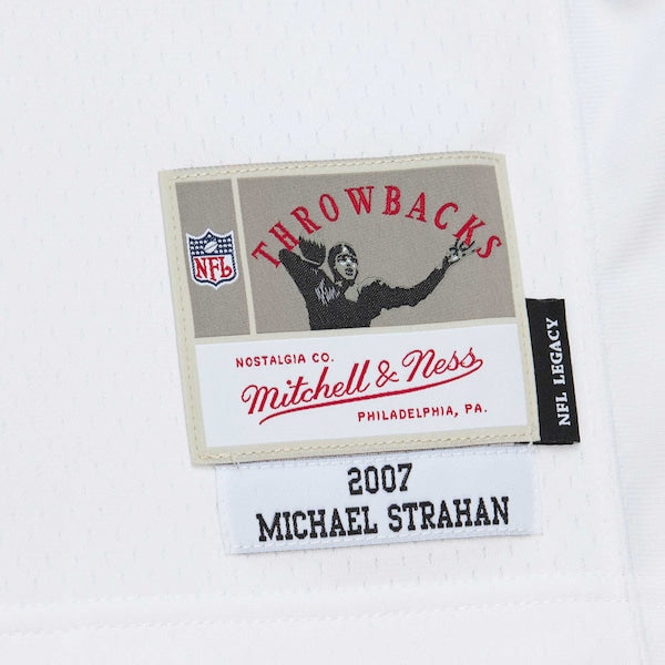 Michael Strahan New York Giants Legacy Replica Jersey - White - Image 6