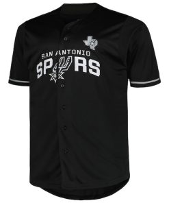 Alternative view of San Antonio Spurs Profile Big & Tall Pop Jersey - Black