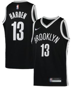 James Harden Brooklyn Nets Nike Youth 2021/22 Diamond Swingman Jersey - Icon Edition - Black