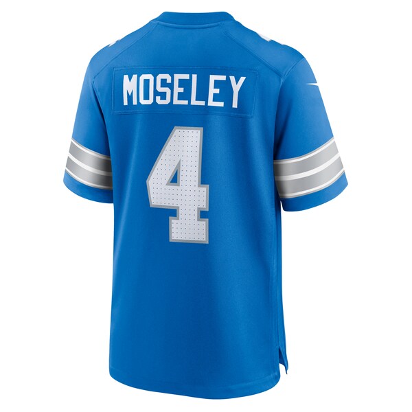 Emmanuel Moseley Detroit Lions Nike Team Game Jersey - Blue - Image 4