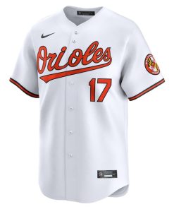 Alternative view of Colton Cowser Baltimore Orioles Nike Home Limited Player Jersey - White