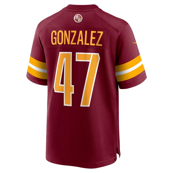 Zane Gonzalez Washington Commanders Nike Game Jersey - Burgundy - Image 3