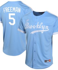 Freddie Freeman Los Angeles Dodgers Nike Limited Cooperstown Collection Alternate Jersey - Royal