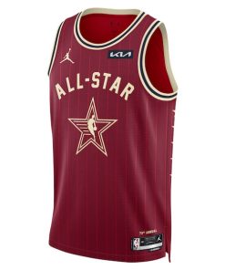 Alternative view of Jordan Brand Unisex 2024 NBA All-Star Game Swingman Custom Jersey - Crimson