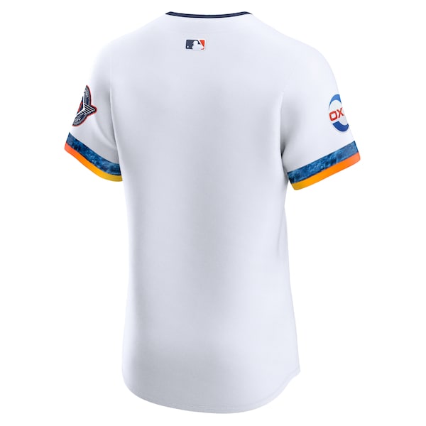 Houston Astros Nike 2025 City Connect Elite Jersey - White - Image 3