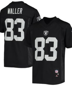 Darren Waller Las Vegas Raiders Youth Replica Player Jersey - Black