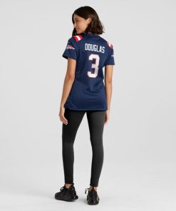 Alternative view of Demario Douglas New England Patriots Nike Women's  Game Jersey -  Navy
