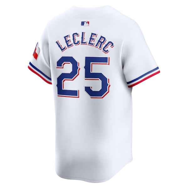 Jose Leclerc Texas Rangers Nike Home Limited Player Jersey - White - Image 3