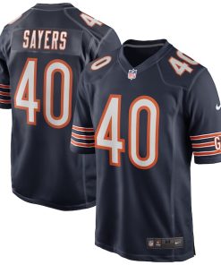 Gale Sayers Chicago Bears Nike Game Retired Player Jersey - Navy