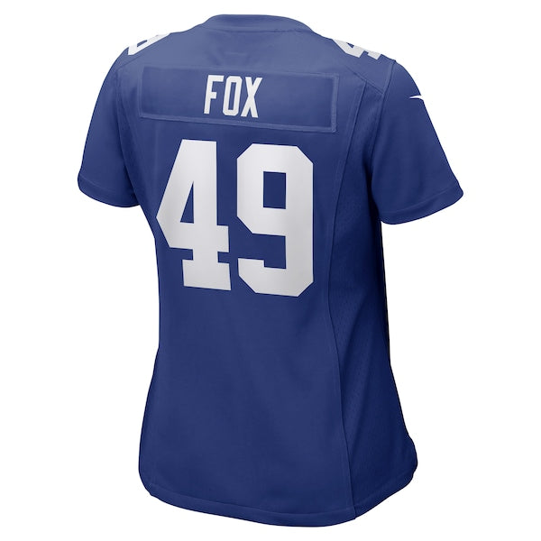 Tomon Fox New York Giants Nike Women's Game Player Jersey - Royal - Image 3
