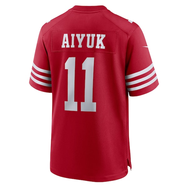 Brandon Aiyuk San Francisco 49ers Nike Women's Team Game Player Jersey - Scarlet - Image 3