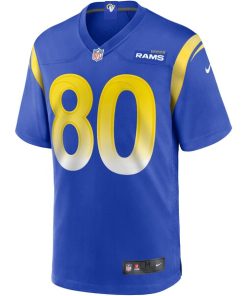 Alternative view of Isaac Bruce Los Angeles Rams Nike Game Retired Player Jersey - Royal