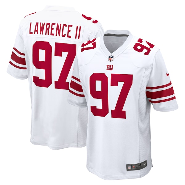 Dexter Lawrence II New York Giants Nike Game Player Jersey - White/Royal - Image 2