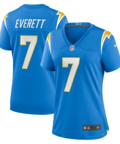 Gerald Everett Los Angeles Chargers Nike Women's Player Game Jersey - Powder Blue