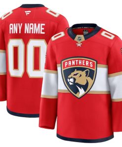 Florida Panthers  Home Premium Custom Jersey - Red