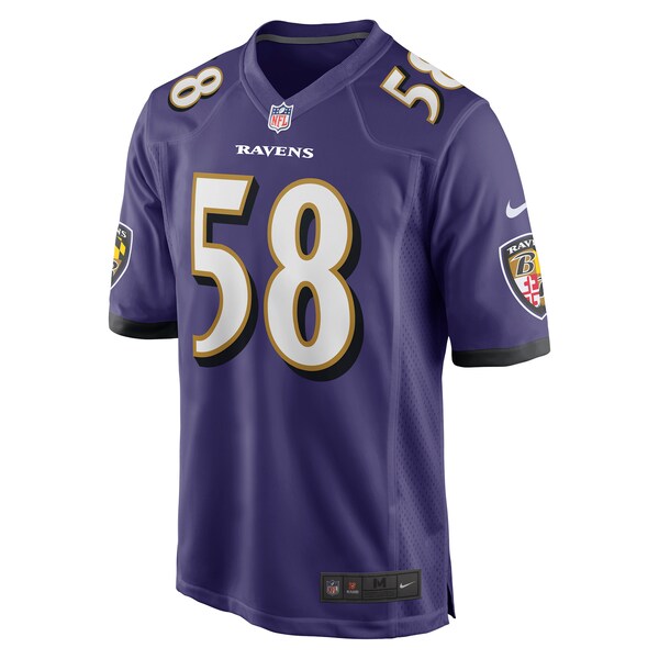 Michael Pierce Baltimore Ravens Nike Player Game Jersey - Purple - Image 2