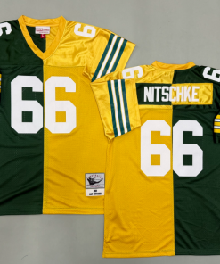 Ray Nitschke Green Bay Packers Authentic Split Throwback Retired Player Jersey