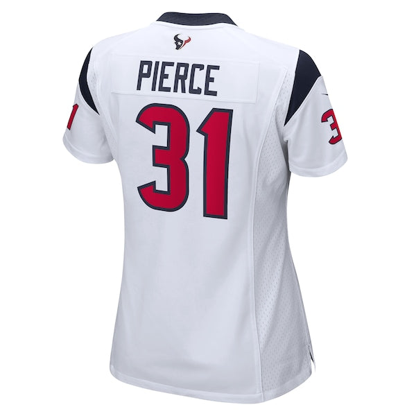 Dameon Pierce Houston Texans Nike Women's Game Player Jersey - White/Navy - Image 4