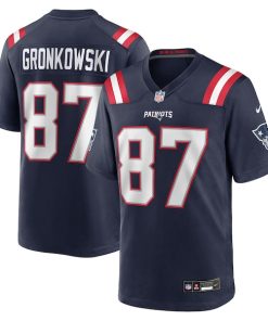 Rob Gronkowski New England Patriots Nike Team Retired Player Game Jersey -  Navy