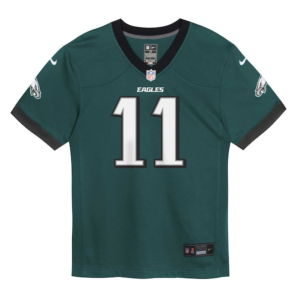 A.J. Brown Philadelphia Eagles Nike Toddler Game Jersey - Midnight Green - Image 2