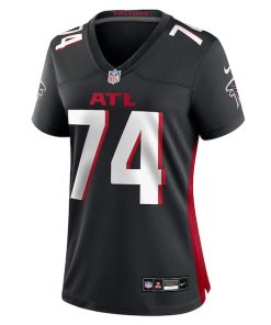 Alternative view of Tyrone Wheatley Jr Atlanta Falcons Nike Women's Team Game Jersey -  Black