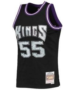 Alternative view of Jason Williams Sacramento Kings 2000/01 Hardwood Classics NBA 75th Anniversary Diamond Swingman Jersey - Black