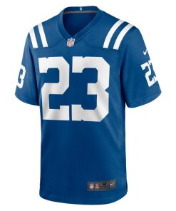 Alternative view of Darren Hall Indianapolis Colts Nike Team Game Jersey -  Royal