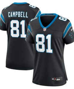 Dalevon Campbell Carolina Panthers Nike Women's Team Game Jersey -  Black