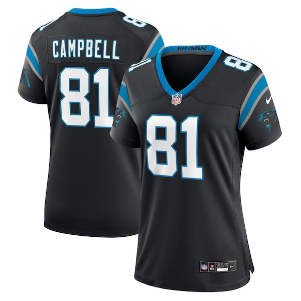 Dalevon Campbell Carolina Panthers Nike Women's Team Game Jersey - Black