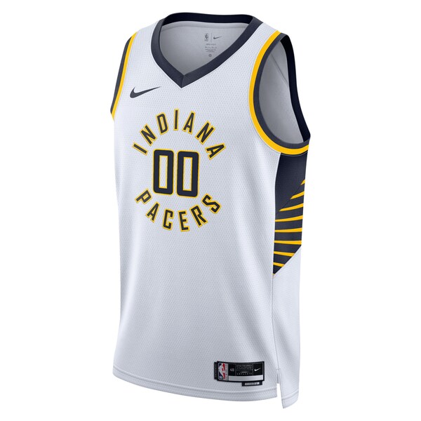 Indiana Pacers Nike Unisex Swingman Custom Jersey White - Association Edition - Image 2