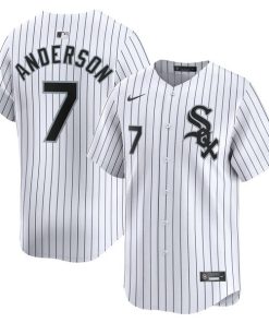 Tim Anderson Chicago White Sox Nike Home Limited Player Jersey - White