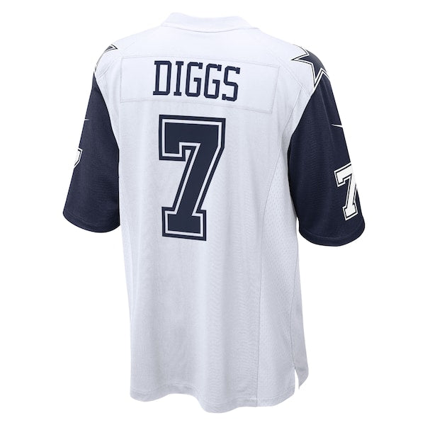 Trevon Diggs Dallas Cowboys Nike Alternate Game Jersey - White/Navy - Image 4