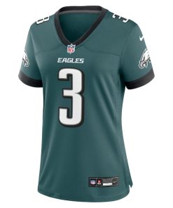 Alternative view of Nolan Smith Philadelphia Eagles Nike Women's Team Game Jersey - Midnight Green