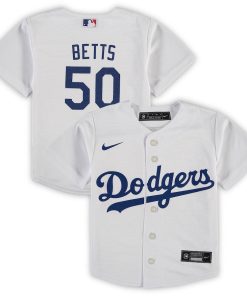 Mookie Betts Los Angeles Dodgers Nike Preschool Replica Player Jersey - White