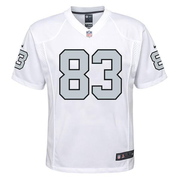 Darren Waller Las Vegas Raiders Nike Youth Alternate Game Jersey - White/Black - Image 3
