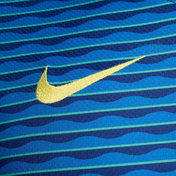 Brazil National Team Nike 2024 Away Stadium Replica Jersey?ยจC Blue - Image 8