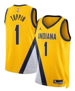 Obi Toppin Indiana Pacers Nike Unisex Swingman Jersey - Icon Edition - Yellow