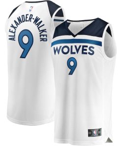 Nickeil Alexander-Walker Minnesota Timberwolves  Youth Fast Break Replica Player Jersey - Association Edition - White