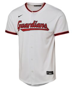 Alternative view of Jose Ramirez Cleveland Guardians Nike Youth Home Replica 2.0 Player Jersey - White